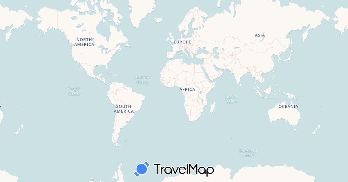 TravelMap itinerary: plane, jul 1939-mar 1940, mar-aug 1940, sep-okt 1940, nov-des 1940 in Belgium, Spain, France, United Kingdom, Guinea, India, Sri Lanka, Morocco, Madagascar, Mozambique, Netherlands, Norway, Sierra Leone, Senegal, South Africa (Africa, Asia, Europe)